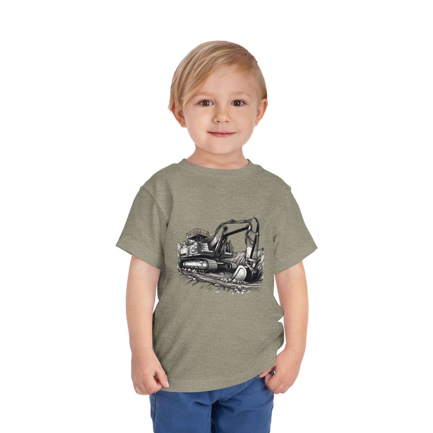Toddler Tee - Excavator Design