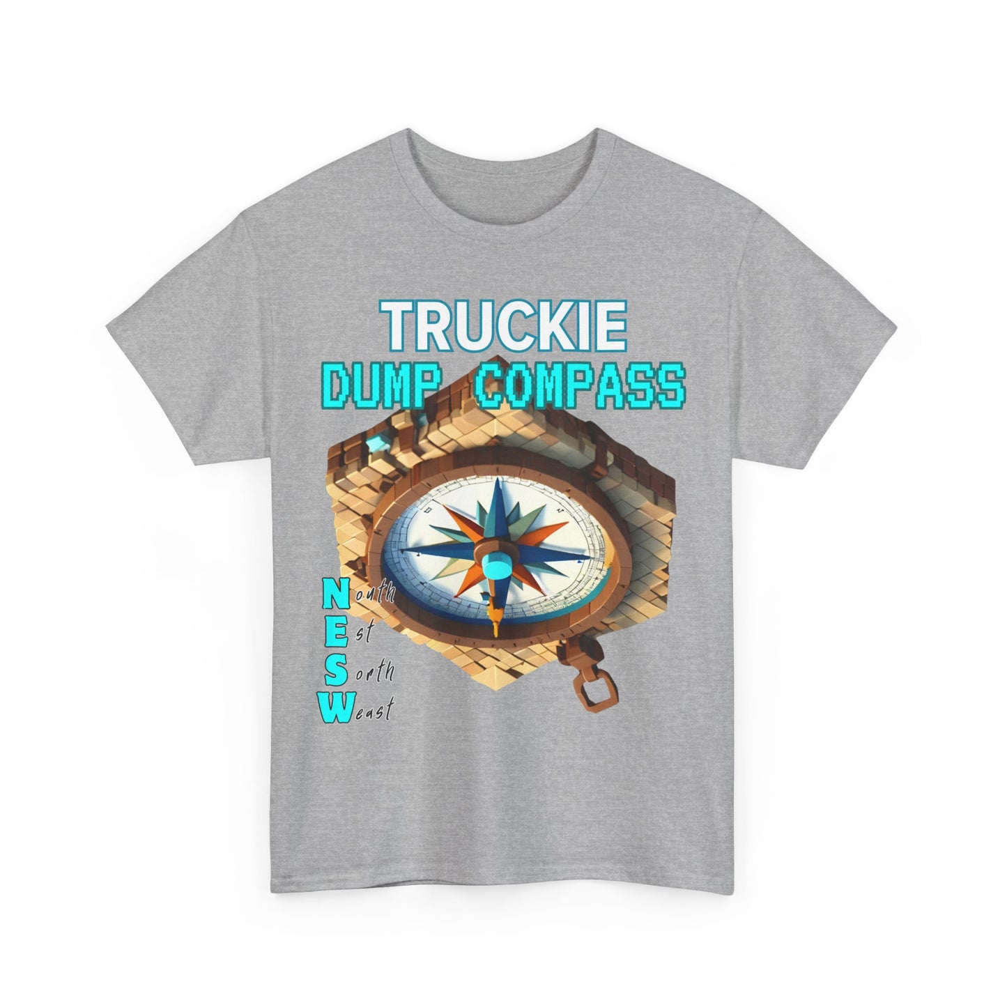 Truckie Dump Compass Adult Cotton Tee