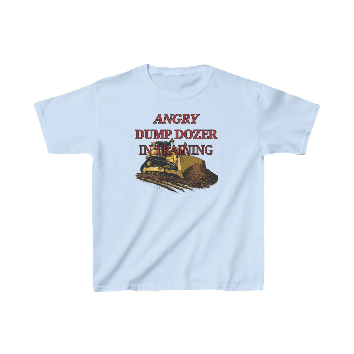 Angry Dump Dozer in Training Kids Youth T-Shirt