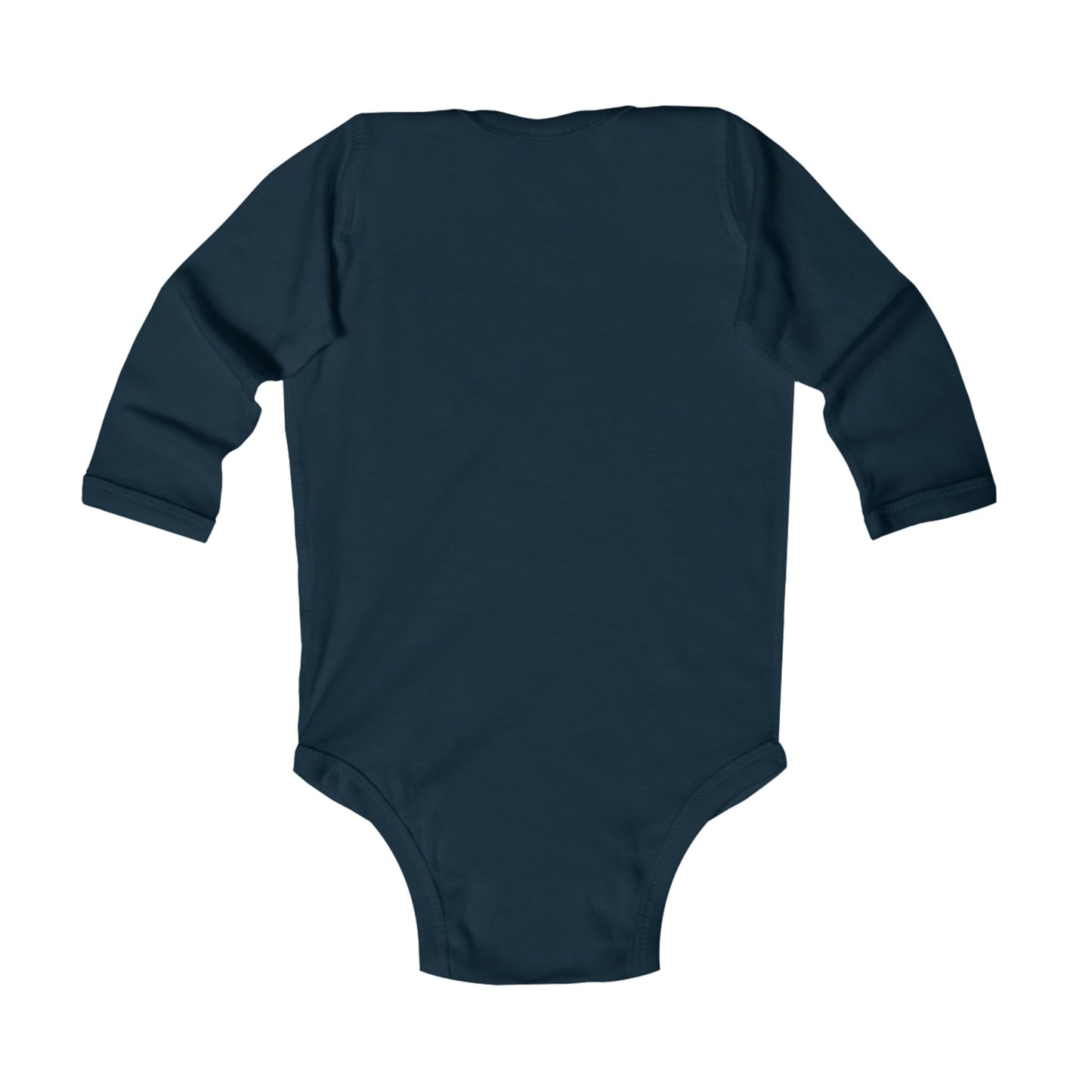 Attention span as short as dad's temper - Infant Long Sleeve Bodysuit