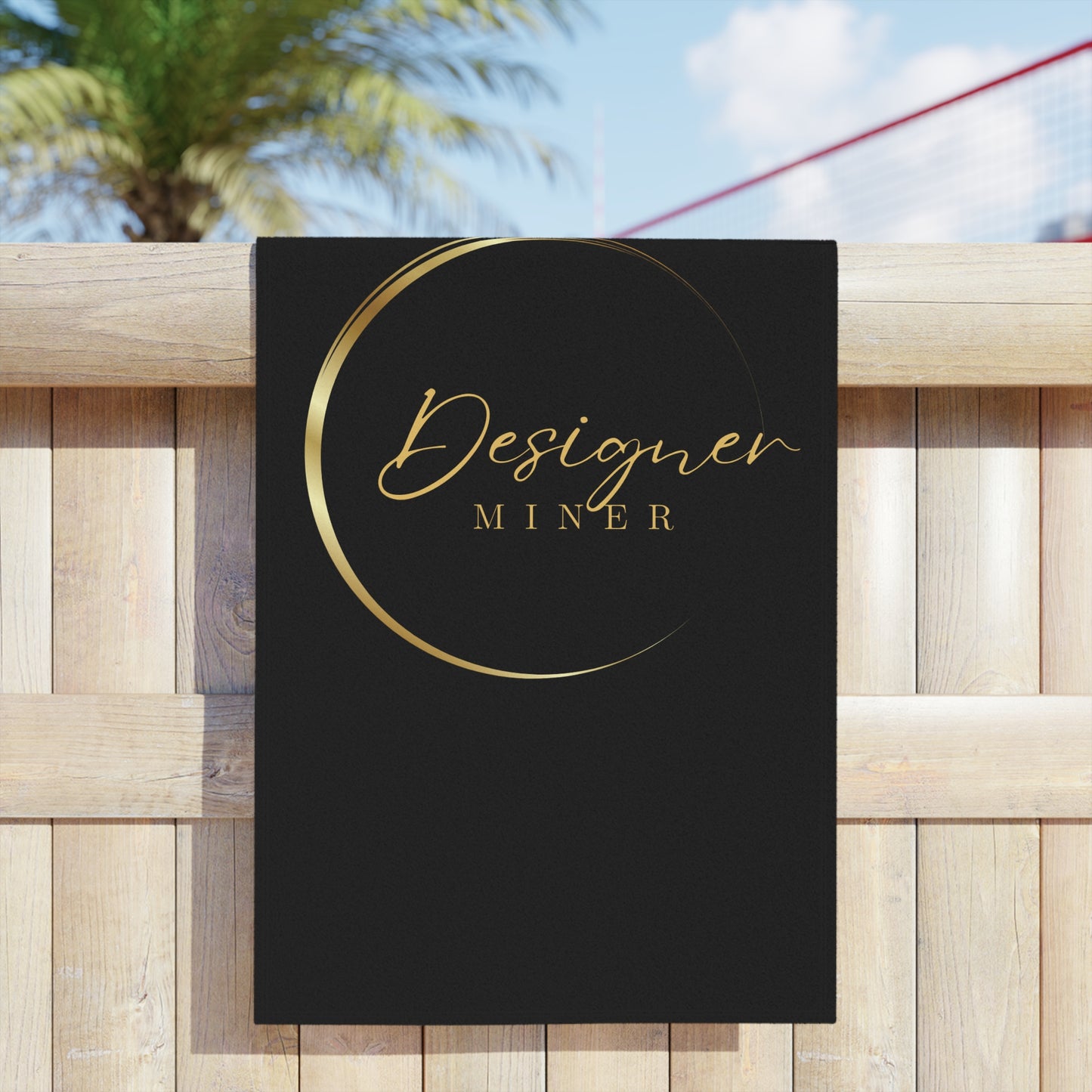Designer Miner Beach Towel Set