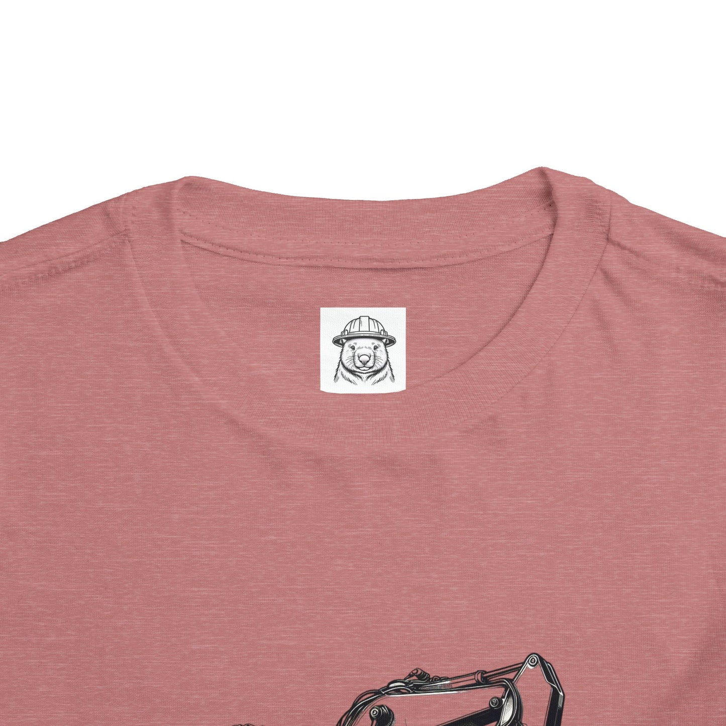 Toddler Tee - Excavator Design