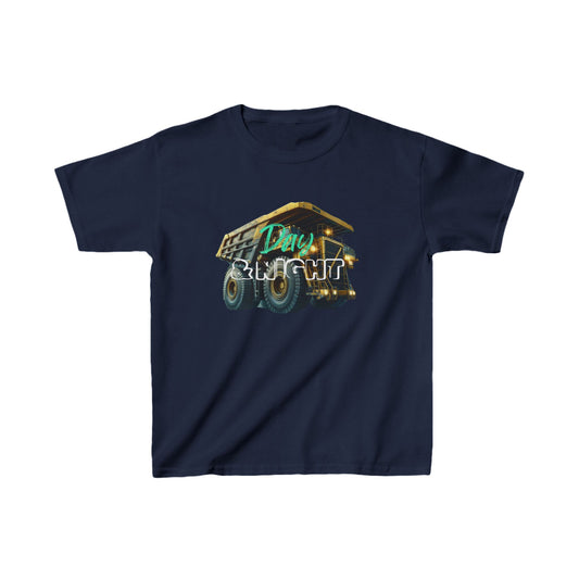 Day & Night Dump Truck Kids Youth T-Shirt