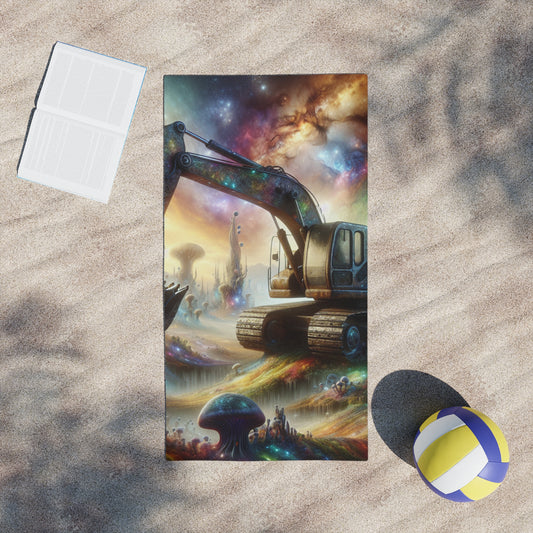 Digger Fantasy Design Beach Towel