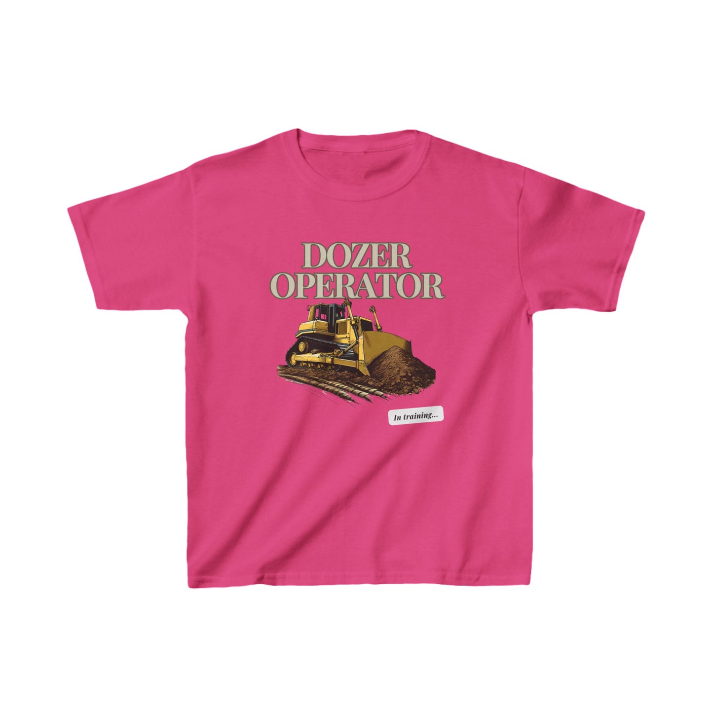 Dozer Operator in Training Kids Youth T-Shirt