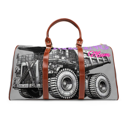 Mining Mum Dump Truck Waterproof Travel Bag