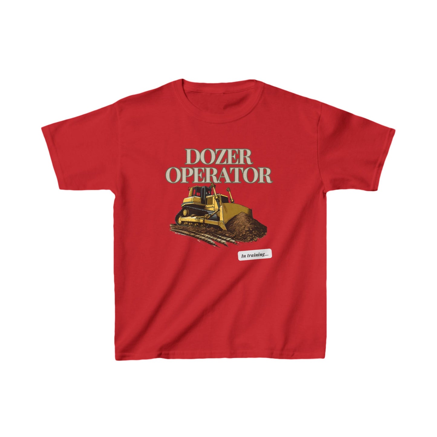 Dozer Operator in Training Kids Youth T-Shirt