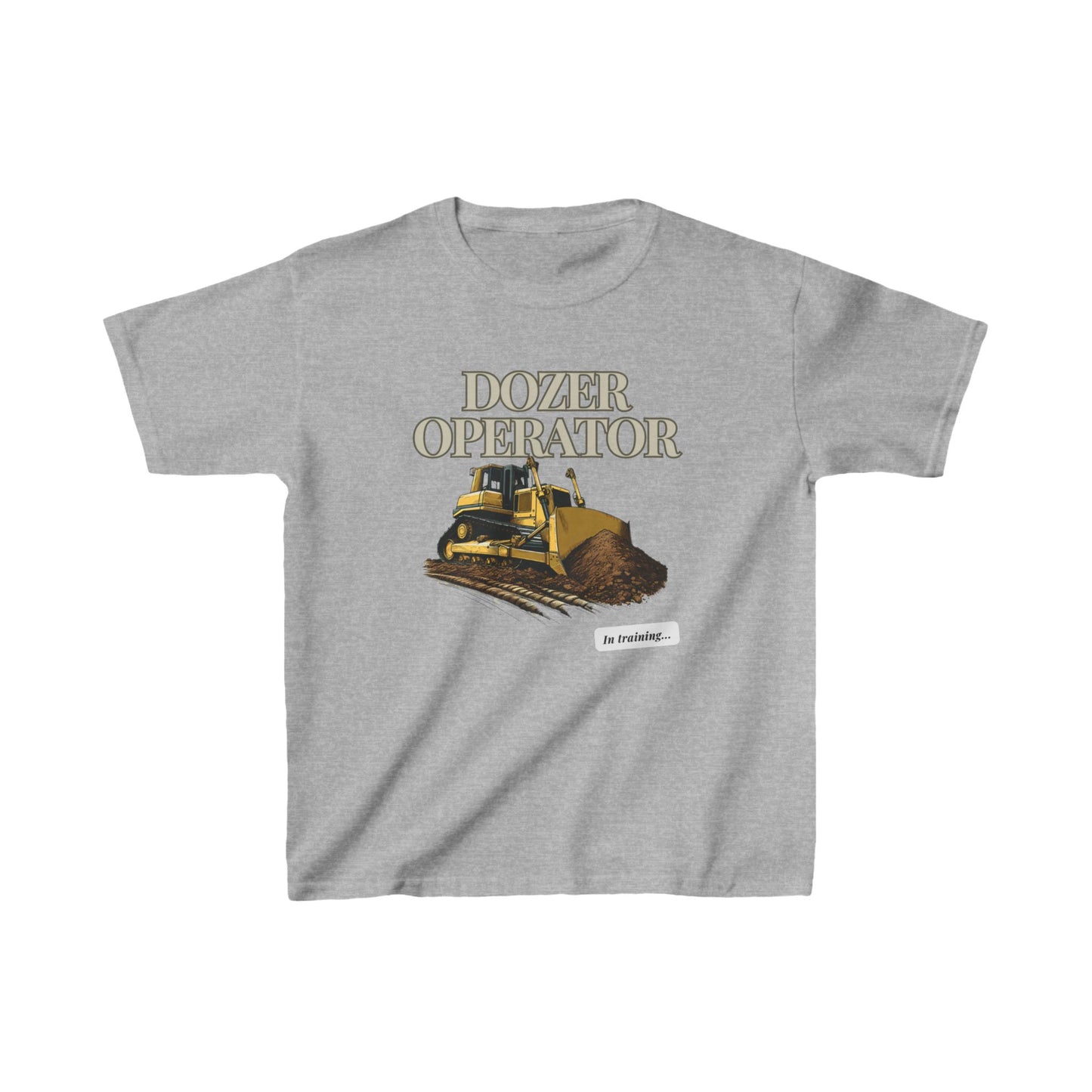 Dozer Operator in Training Kids Youth T-Shirt