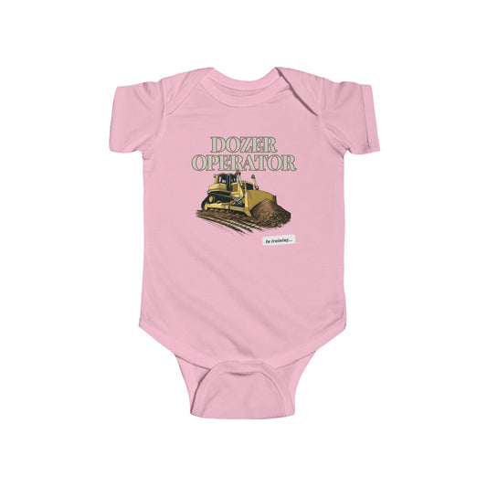 Dozer Operator in Training Baby Onesie Romper