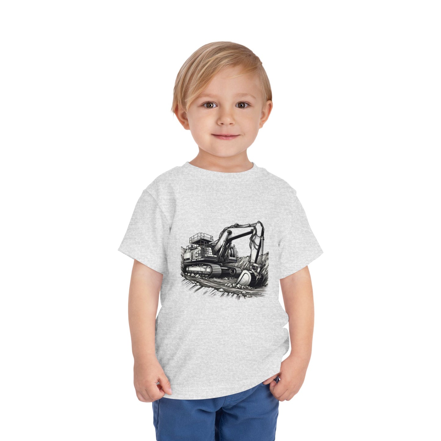 Toddler Tee - Excavator Design