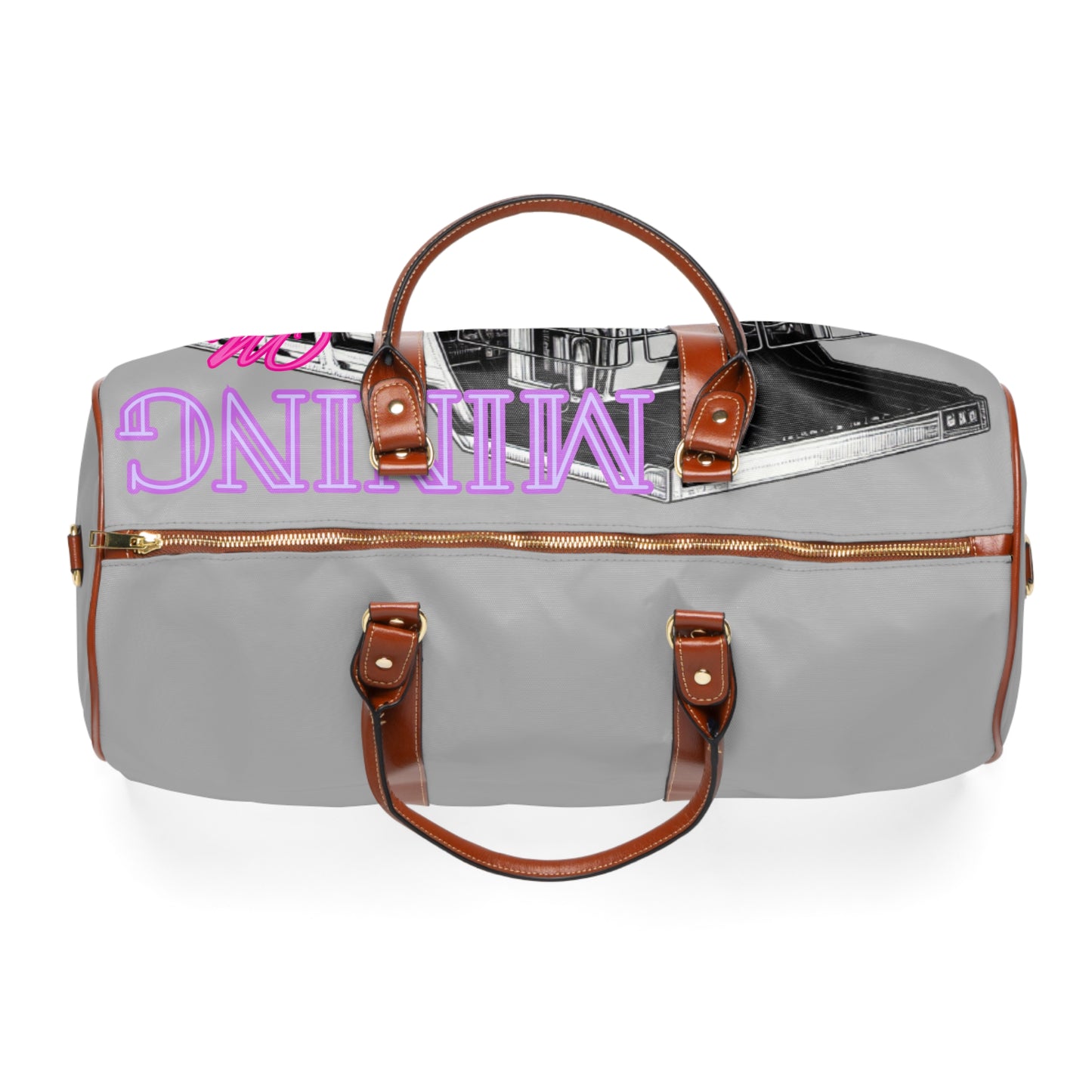 Mining Mum Dump Truck Waterproof Travel Bag