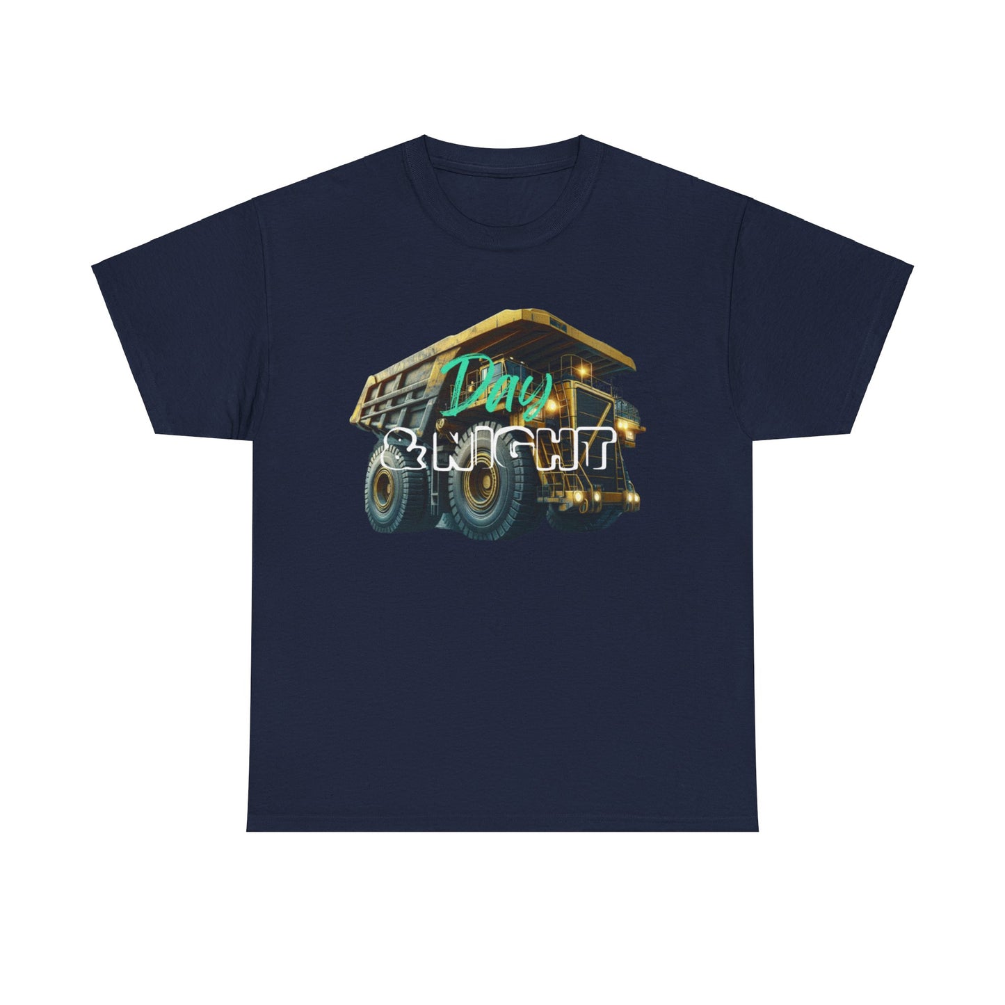 Day & Night Dump Truck Adult T-Shirt