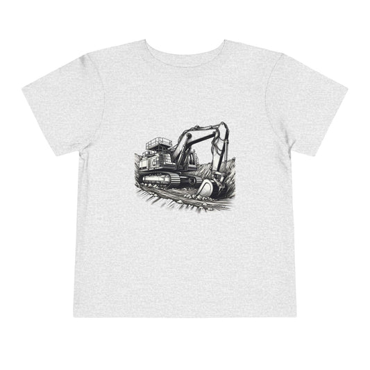 Toddler Tee - Excavator Design