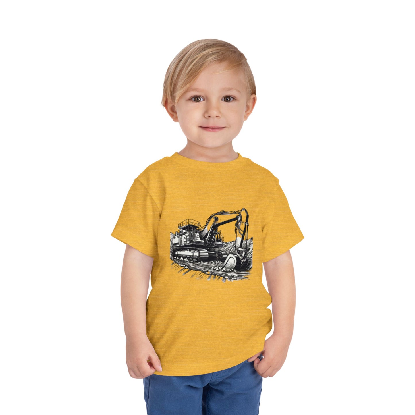 Toddler Tee - Excavator Design