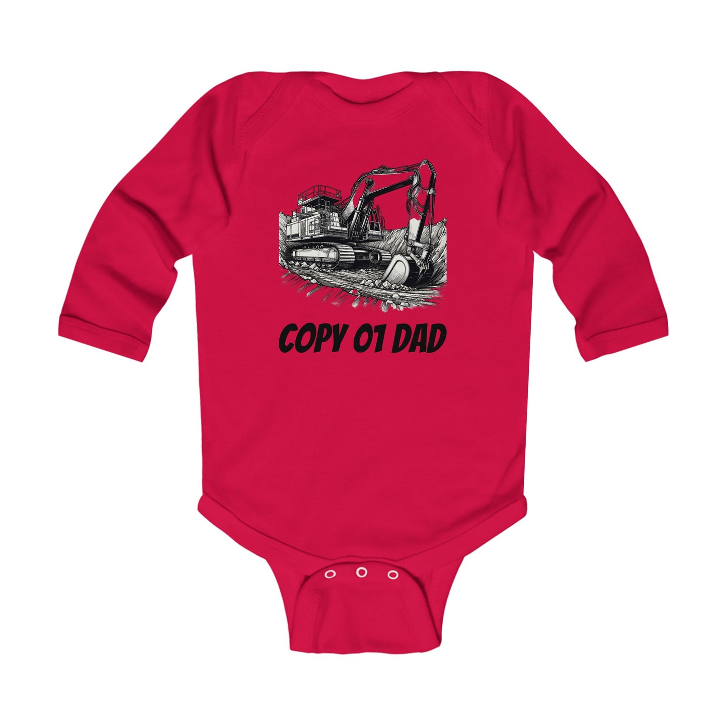Copy dad Infant Long Sleeve Bodysuit