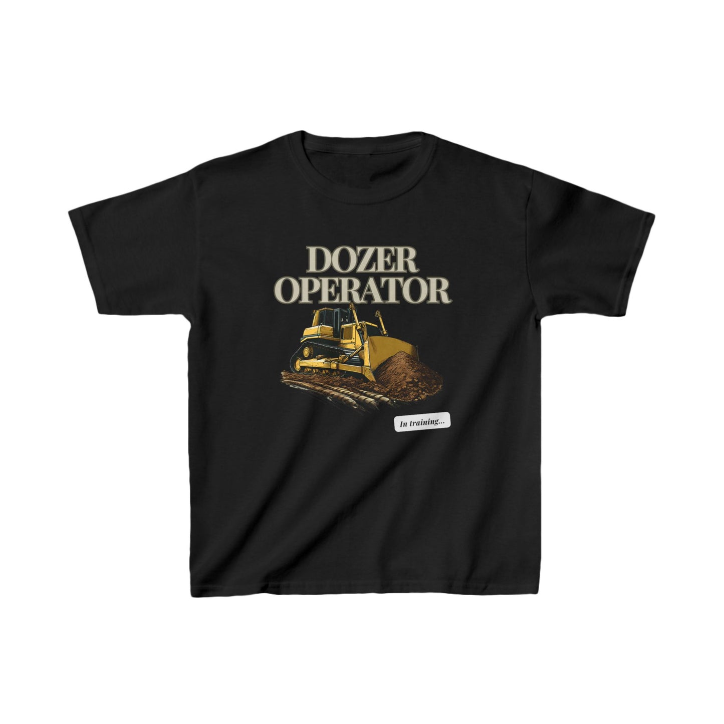 Dozer Operator in Training Kids Youth T-Shirt