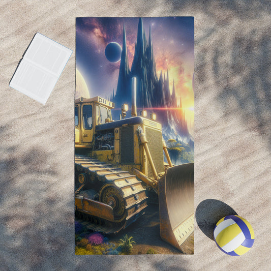 D11 Heaven Dozer Beach Towel