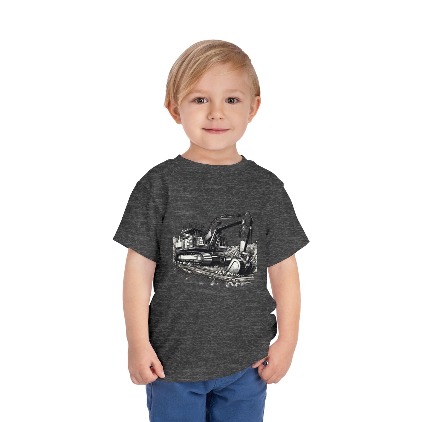 Toddler Tee - Excavator Design