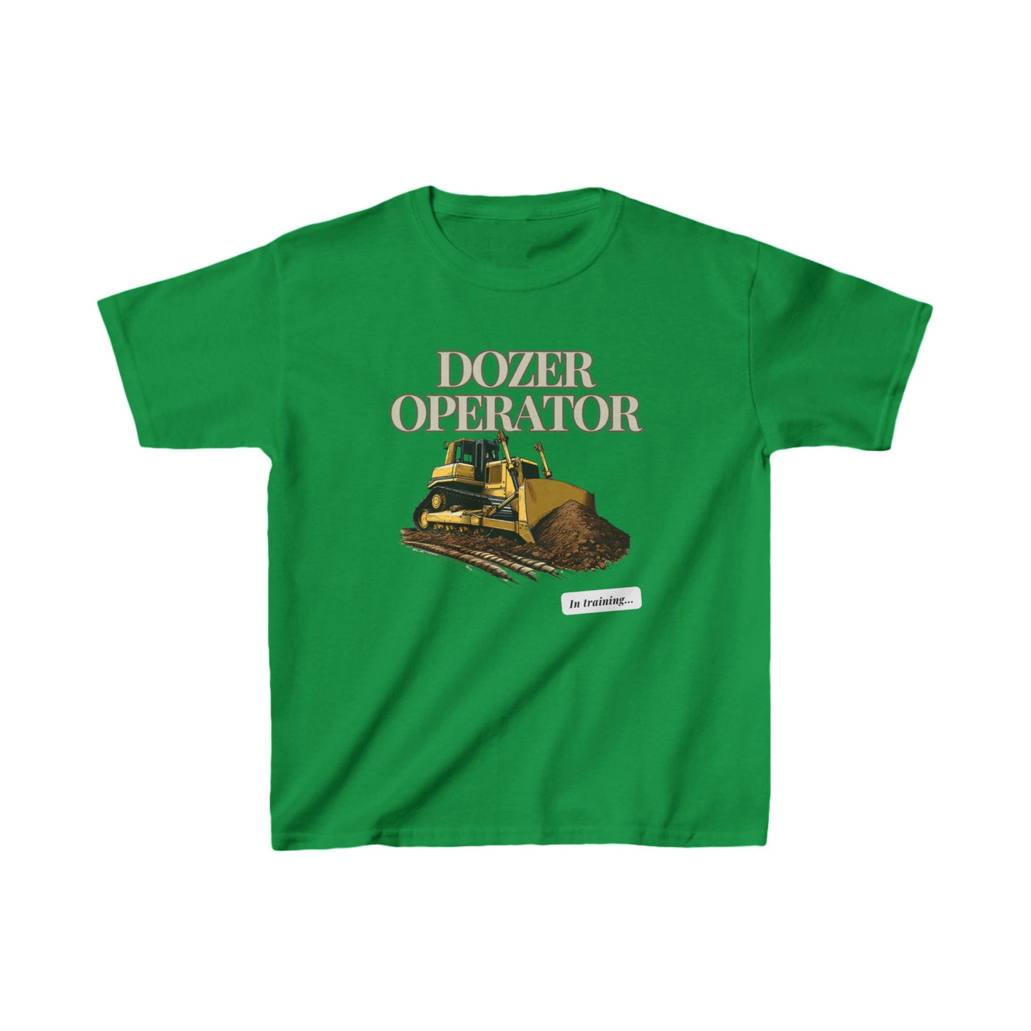 Dozer Operator in Training Kids Youth T-Shirt
