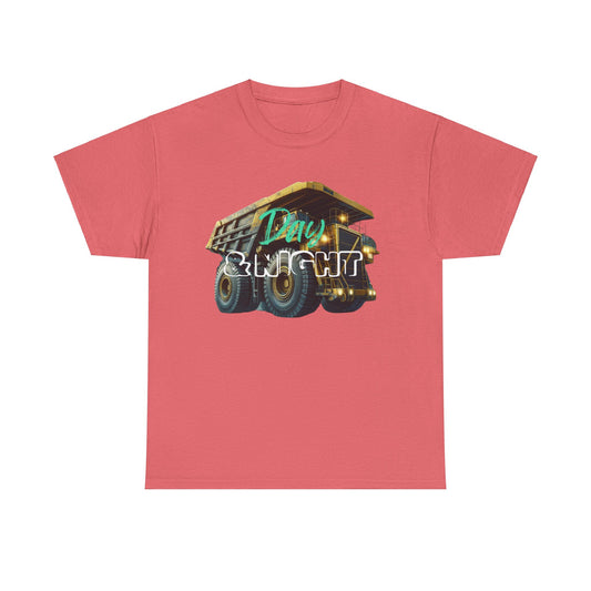 Day & Night Dump Truck Adult T-Shirt