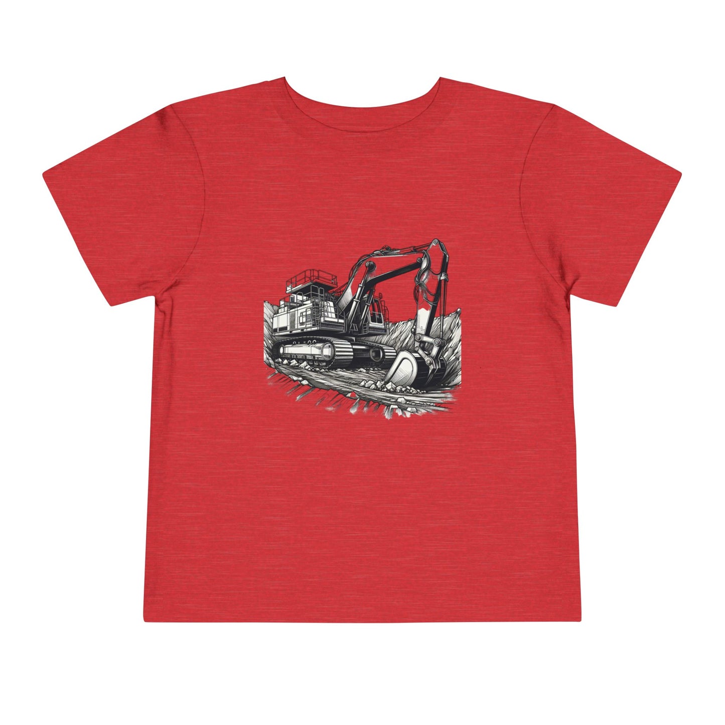 Toddler Tee - Excavator Design