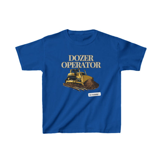 Dozer Operator in Training Kids Youth T-Shirt