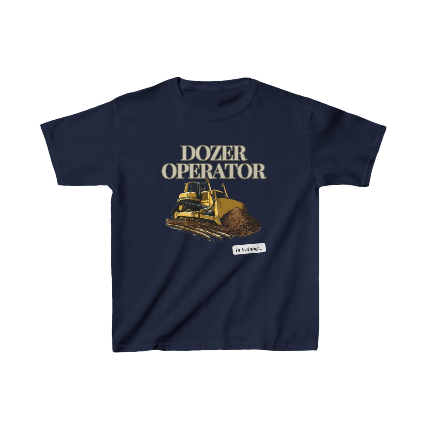 Dozer Operator in Training Kids Youth T-Shirt